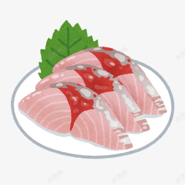 三文鱼食物png免抠素材_新图网 https://ixintu.com 三文鱼 卡通 手绘 美食 食物