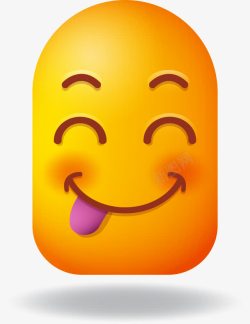 EMOJI吐舌吐舌头害羞高清图片