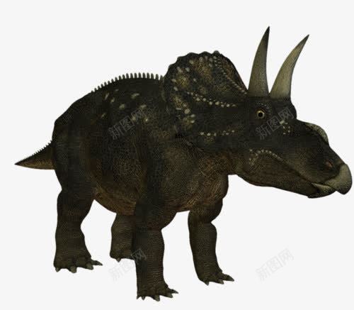 三角龙png免抠素材_新图网 https://ixintu.com 侏罗纪 卡通恐龙 巨型动物 远古生物