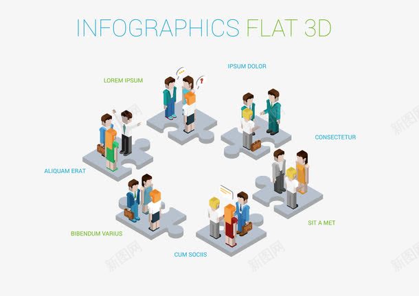商务活动图标png_新图网 https://ixintu.com 3D人物 3D商务信息图 商务 手机图标 矢量素材