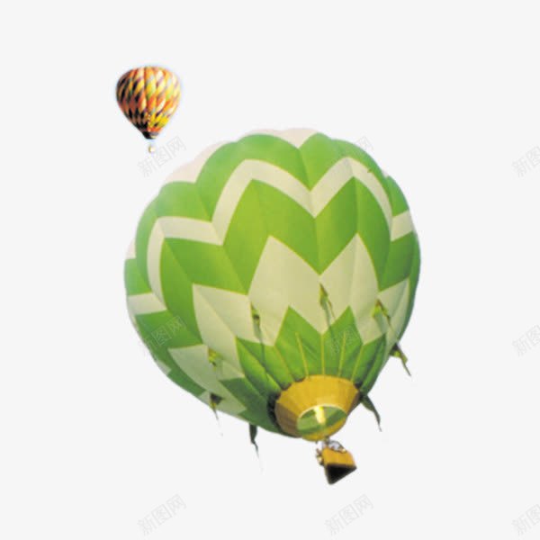 双十二促销绿色热气球png免抠素材_新图网 https://ixintu.com 促销矢量图 双十二素材 热气球 绿色