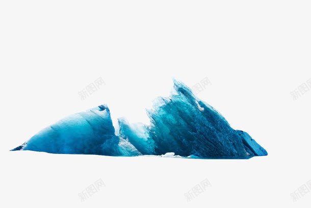 孤岛冰山png免抠素材_新图网 https://ixintu.com 免费PNG素材 冰山 冰峰 山 山尖 山顶 模型 蓝色