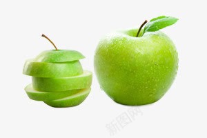 青苹果png免抠素材_新图网 https://ixintu.com 产品实物 新鲜水果 水果 瓜果 苹果 青苹果