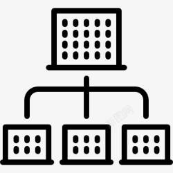 建筑方案办公楼图标高清图片