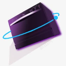 紫色科技微波炉电商png免抠素材_新图网 https://ixintu.com 微波炉 科技 紫色