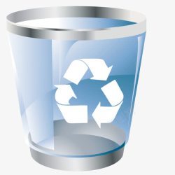 循环模型垃圾回收桶高清图片