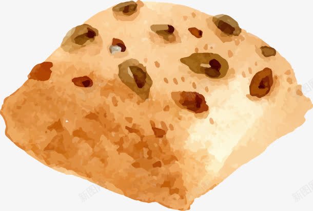 写实手绘面包png免抠素材_新图网 https://ixintu.com 手绘 水墨 面包 食物