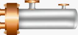 立体螺旋管铁管螺旋管道矢量图高清图片