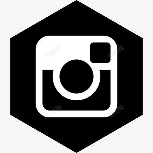 六角Instagram媒体社会图标png_新图网 https://ixintu.com instagram media social 六角 媒体 社会
