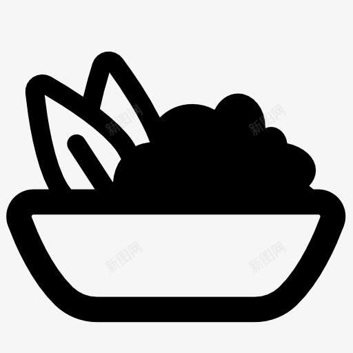沙拉午餐图标png_新图网 https://ixintu.com 健康食品 有机食品 沙拉 食品