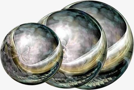 三个玻璃球png免抠素材_新图网 https://ixintu.com 圆形 手绘 玻璃珠 玻璃球 珠子