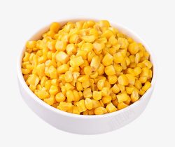 糯玉米粒金色玉米颗粒玉米粒高清图片