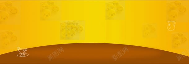 食品banner背景png免抠素材_新图网 https://ixintu.com banner背景 撞色 食品banner 黄色背景