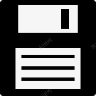 软盘数字数据存储或保存界面符号图标图标
