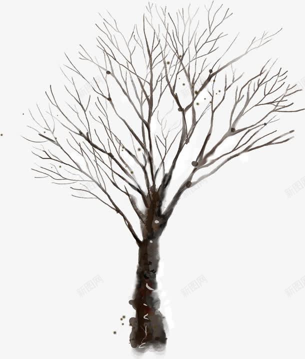 扁平风格创意合成褐色的树木png免抠素材_新图网 https://ixintu.com 创意 合成 扁平 树木 褐色 风格