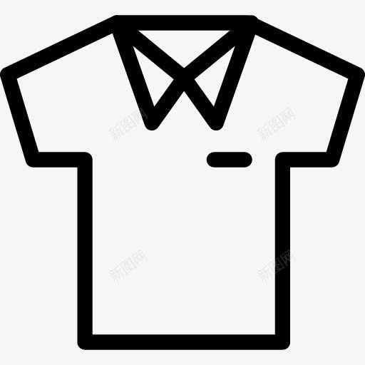 马球衬衫Outlineicons图标png_新图网 https://ixintu.com Polo Shirt 衬衫 马球