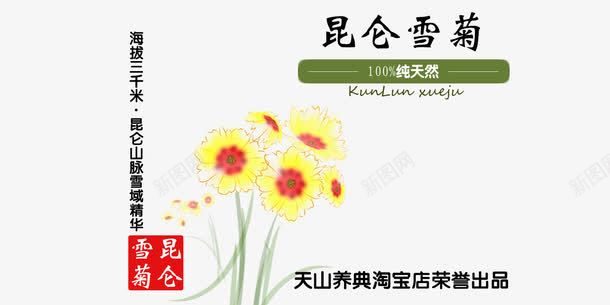 昆仑雪菊免费png免抠素材_新图网 https://ixintu.com psd 中国新疆 天山养典淘宝店 新疆 新疆天山养典淘宝店昆仑雪菊免费下载 昆仑雪菊 白色 雪菊