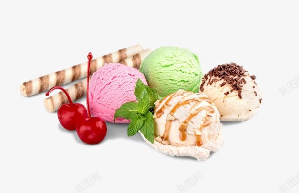 水果雪糕片png免抠素材_新图网 https://ixintu.com 健康冷饮图片 彩色冰激凌 美味的雪糕图片 蛋卷图片