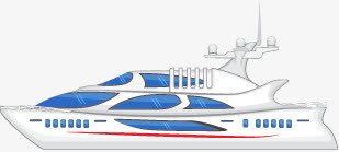 卡通船png免抠素材_新图网 https://ixintu.com 交通工具 卡通船 海上船只