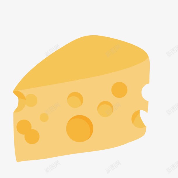 黄色奶酪png免抠素材_新图网 https://ixintu.com 奶酪 美食 黄色