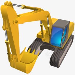 挖掘机图标png_新图网 https://ixintu.com excavator 挖掘机