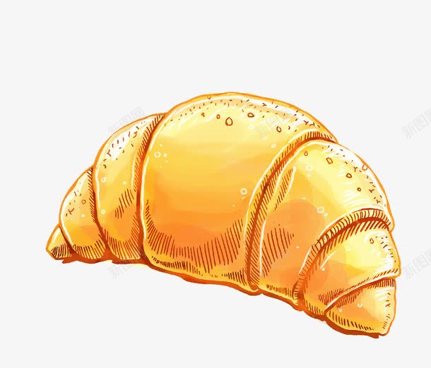食物面包png免抠素材_新图网 https://ixintu.com 手绘 插画 糕点 面包 食物