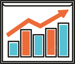 增长情况图表增长图标高清图片