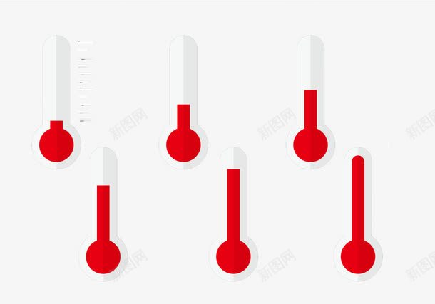 温度计png免抠素材_新图网 https://ixintu.com 发烧 感冒 温度计