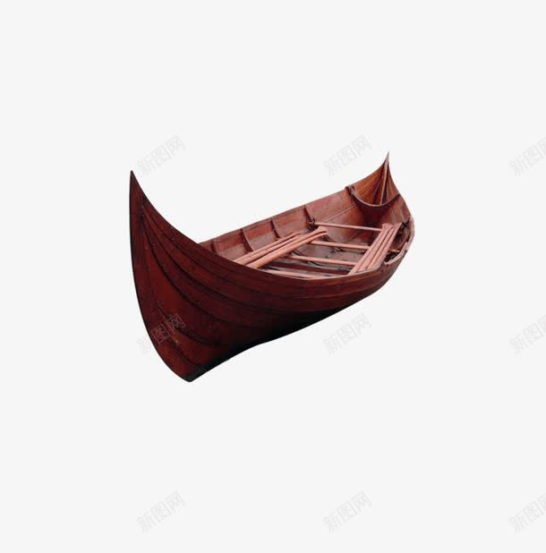 棕色的船只png免抠素材_新图网 https://ixintu.com 划船 河流 船只