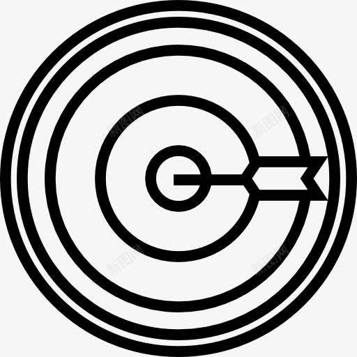 目标图标png_新图网 https://ixintu.com SEO和网络 射手 射箭 武器 目标 目的 箭 运动