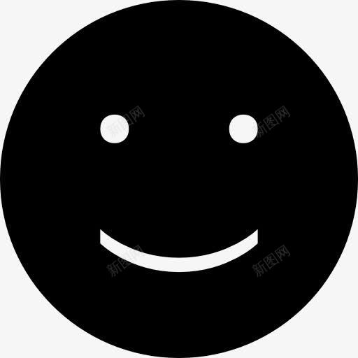 微笑的表情符号的黑色图标png_新图网 https://ixintu.com 山楂 微笑 微笑着 接口 脸 脸上的表情符号 表情 表情符号填充 黑