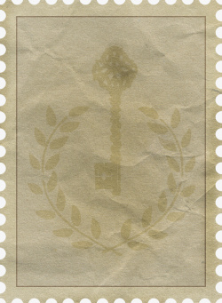 复古装饰邮票素材