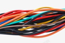 彩色电缆电线电缆高清图片