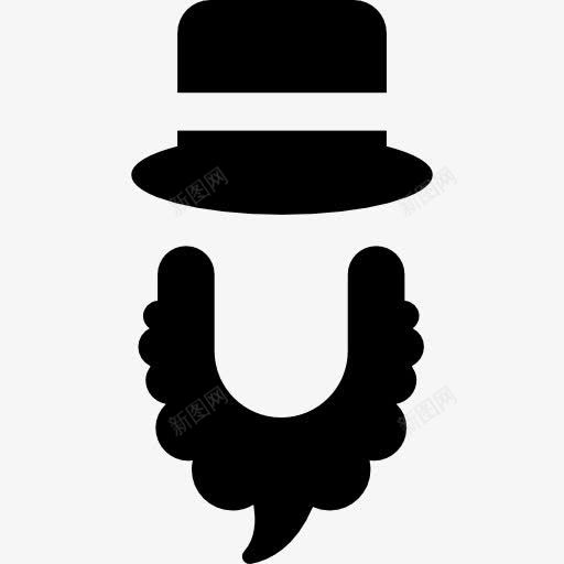 胡子和帽子图标png_新图网 https://ixintu.com 圣博德 帽子 时尚 爱尔兰 胡子