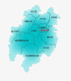 乐山市地图四川乐山市地图高清图片