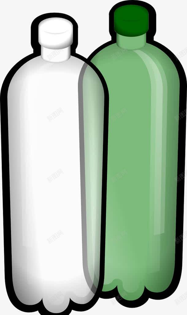 透明的瓶子png免抠素材_新图网 https://ixintu.com 瓶子 饮料 饮用水