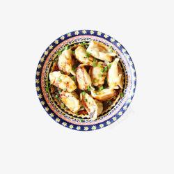 韭菜猪肉饺子素材