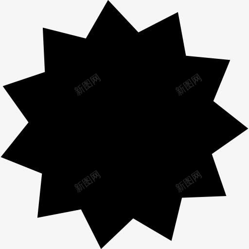 证书的黑色形状图标png免抠素材_新图网 https://ixintu.com 商业 圆形 形状 必需品 标签 证书 黑色