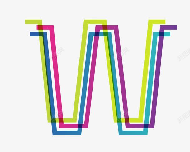 W型彩色logo商标图标png_新图网 https://ixintu.com LOGO LOGO字母 W W型彩色logo logo设计 创意字母 商标 图标 标识