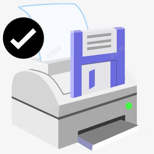 ModernXP47打印机保存好的图标png_新图网 https://ixintu.com modernxp ok printer save 保存 好吧 打印机