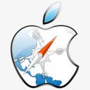 Safari浏览器苹果办公室图标图标