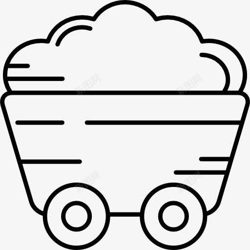巴罗全图标png_新图网 https://ixintu.com 园艺 工作工具 携带 污垢 独轮车 载体