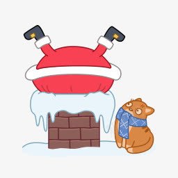 圣诞老人烟囱图标png_新图网 https://ixintu.com chimney santa 圣诞老人 烟囱