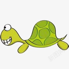 卡通乌龟png免抠素材_新图网 https://ixintu.com 乌龟 动物 卡通 可爱 绿色