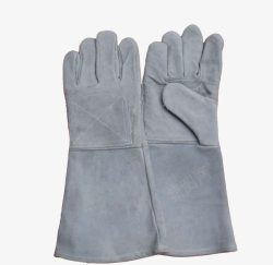 灰色焊工手套防火素材