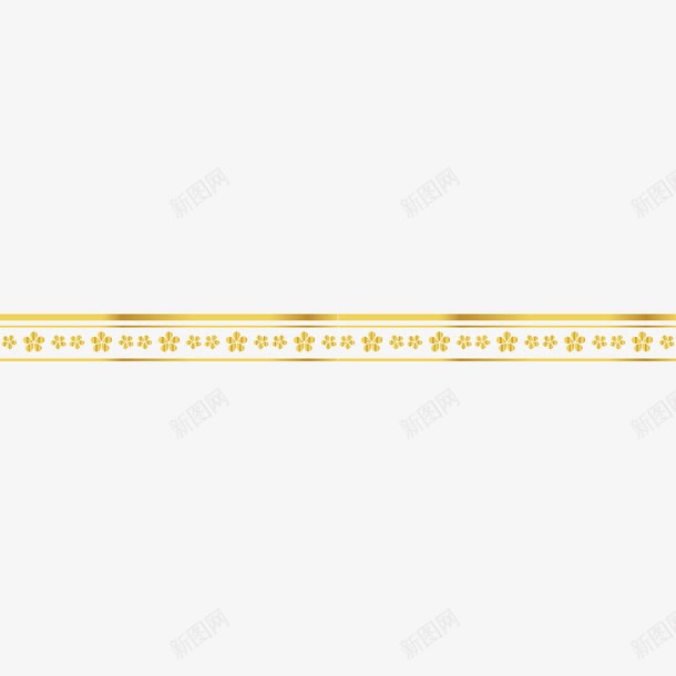 金色丝带png免抠素材_新图网 https://ixintu.com 丝带 装饰图案 金丝带