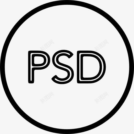 PSD在圆轮廓图标png_新图网 https://ixintu.com PSD 圈 文件 概述 界面 类型 轮廓