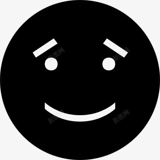 微笑的表情符号的黑色图标png_新图网 https://ixintu.com 山楂 微笑 微笑着 接口 脸 脸上的表情符号 表情 表情符号填充 黑