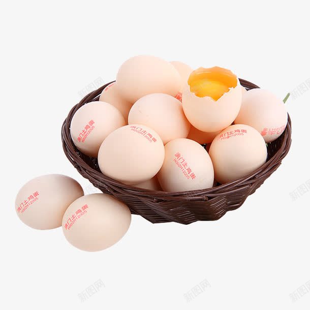土鸡蛋png免抠素材_新图网 https://ixintu.com 产品实物图 土鸡蛋 蛋黄 食材 鸡蛋