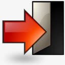 门退出注销UltimateGnome图标png_新图网 https://ixintu.com door exit logout 注销 退出 门